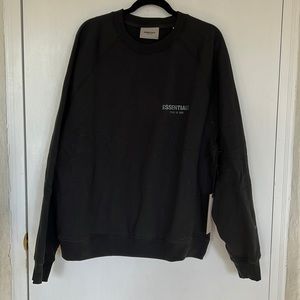 Fear of God Men’s Black Crew Neck Sweatshirt NWT